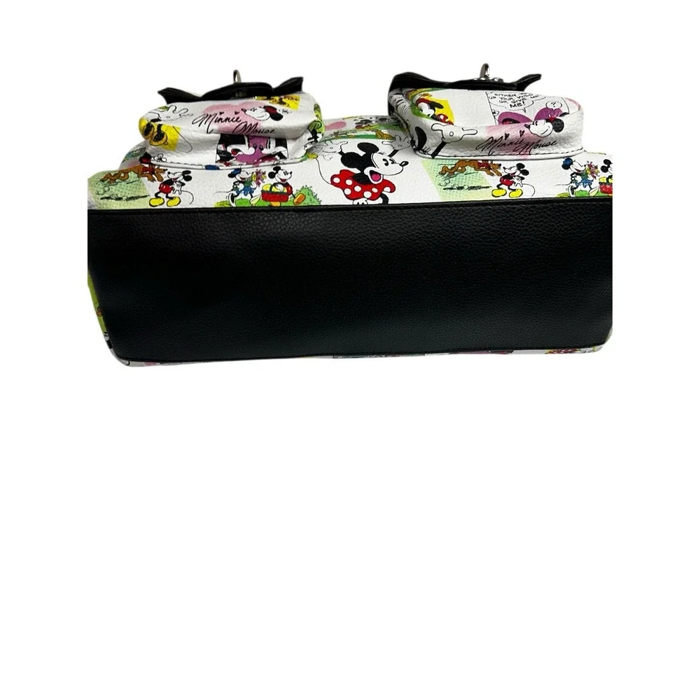 Disney Parks Mickey & Minnie Comic Tote Satchel Purse‎ Handbag